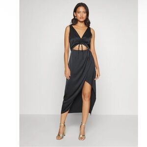 Abercrombie & Fitch Black Asymmetrical Dress